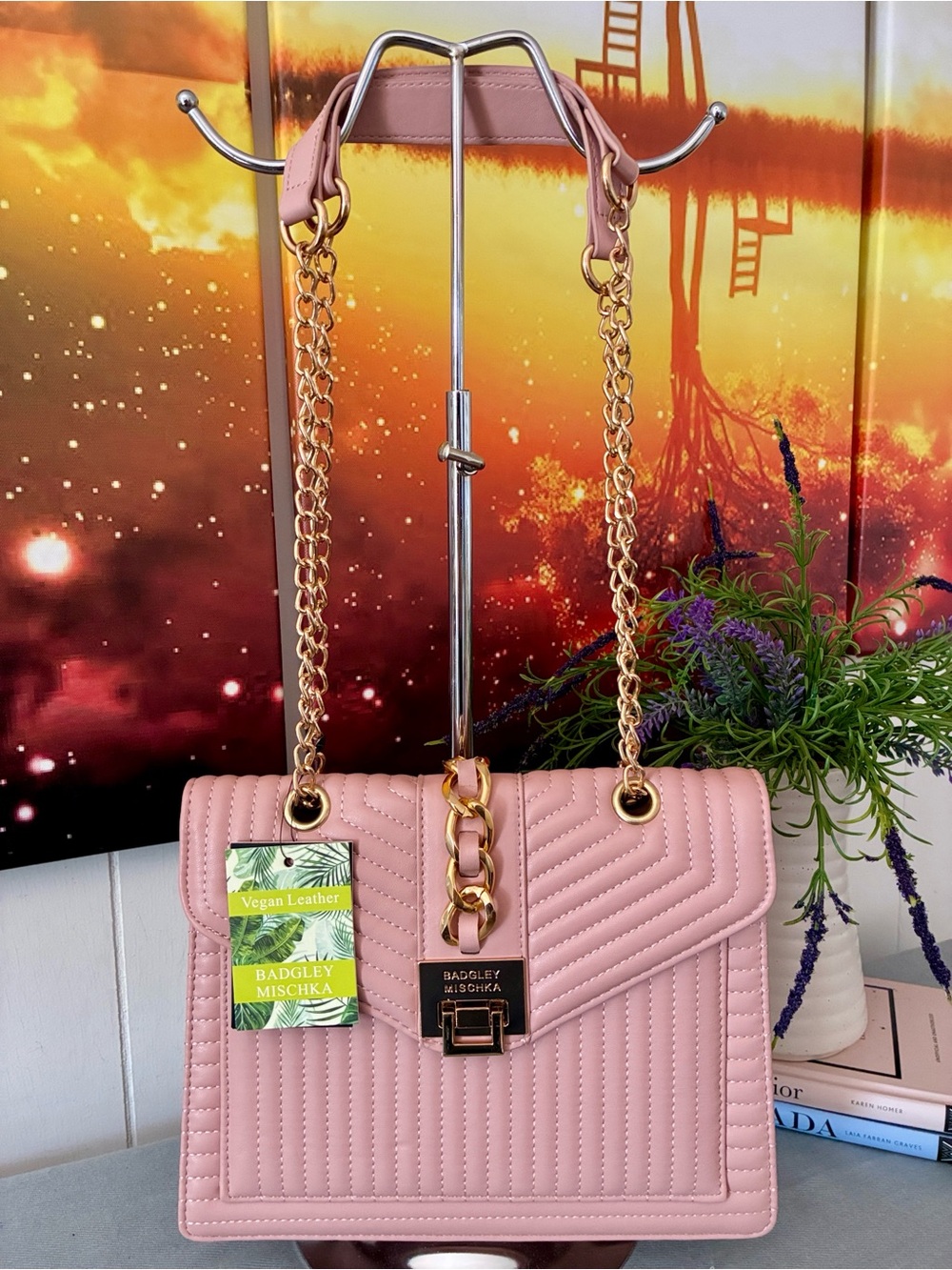 Badgley Mischka Quilting Crossbody